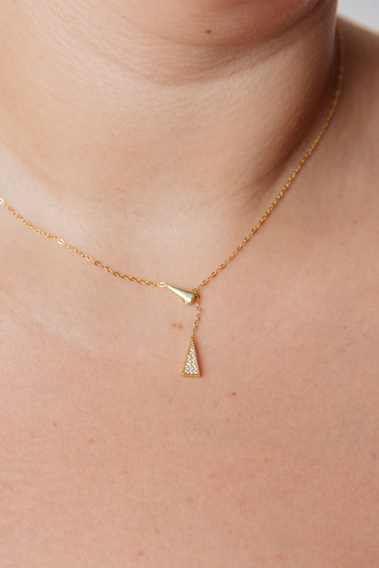 Sterling + Gold Wrapped In Love Necklace