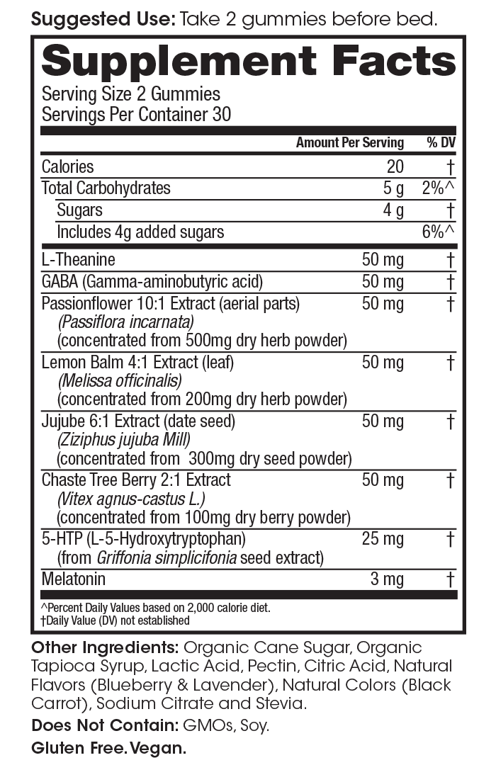 Sleepyhead: Sleep + Stress Gummies