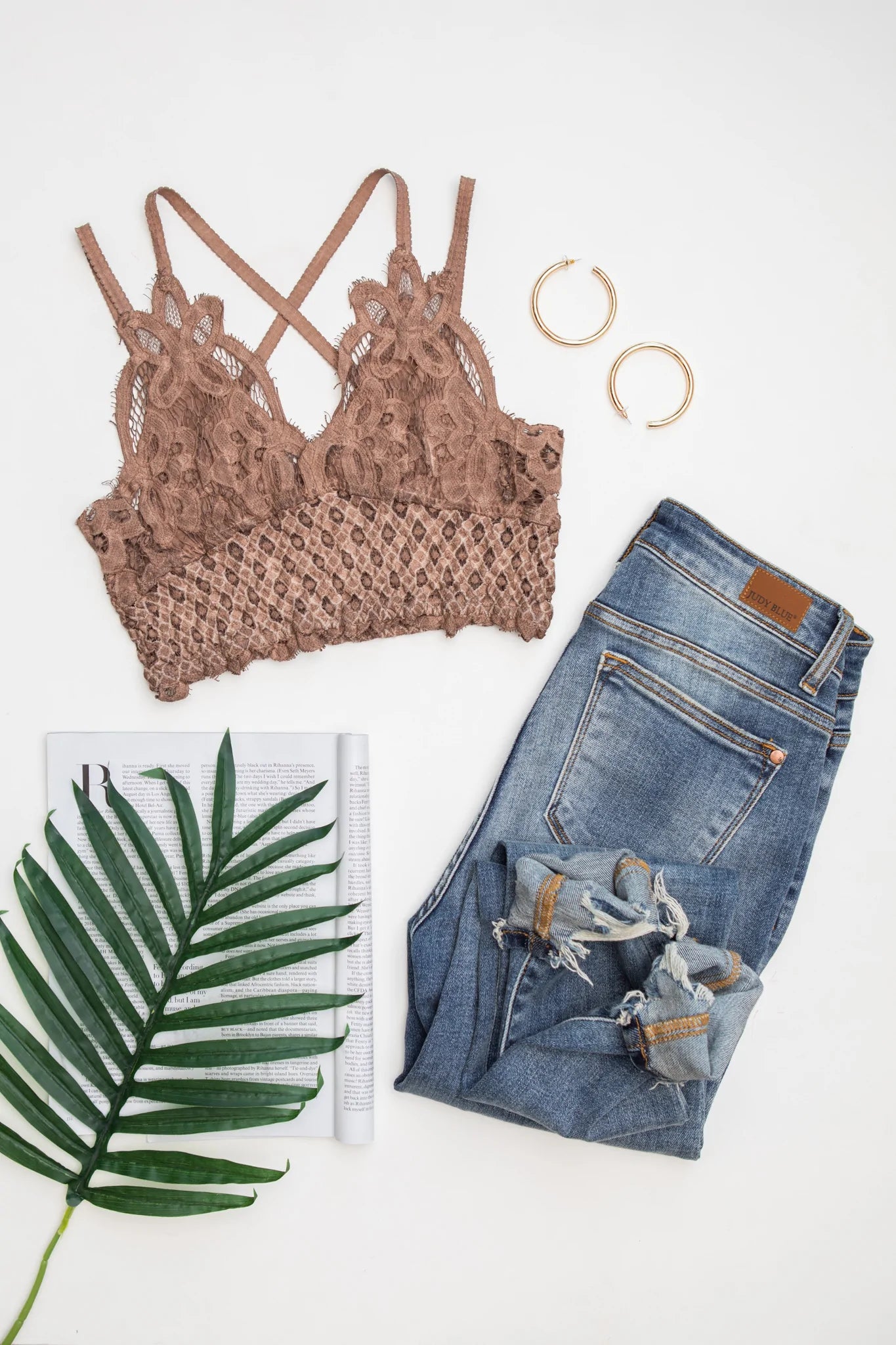 Live In Lace Bralette, Mauve