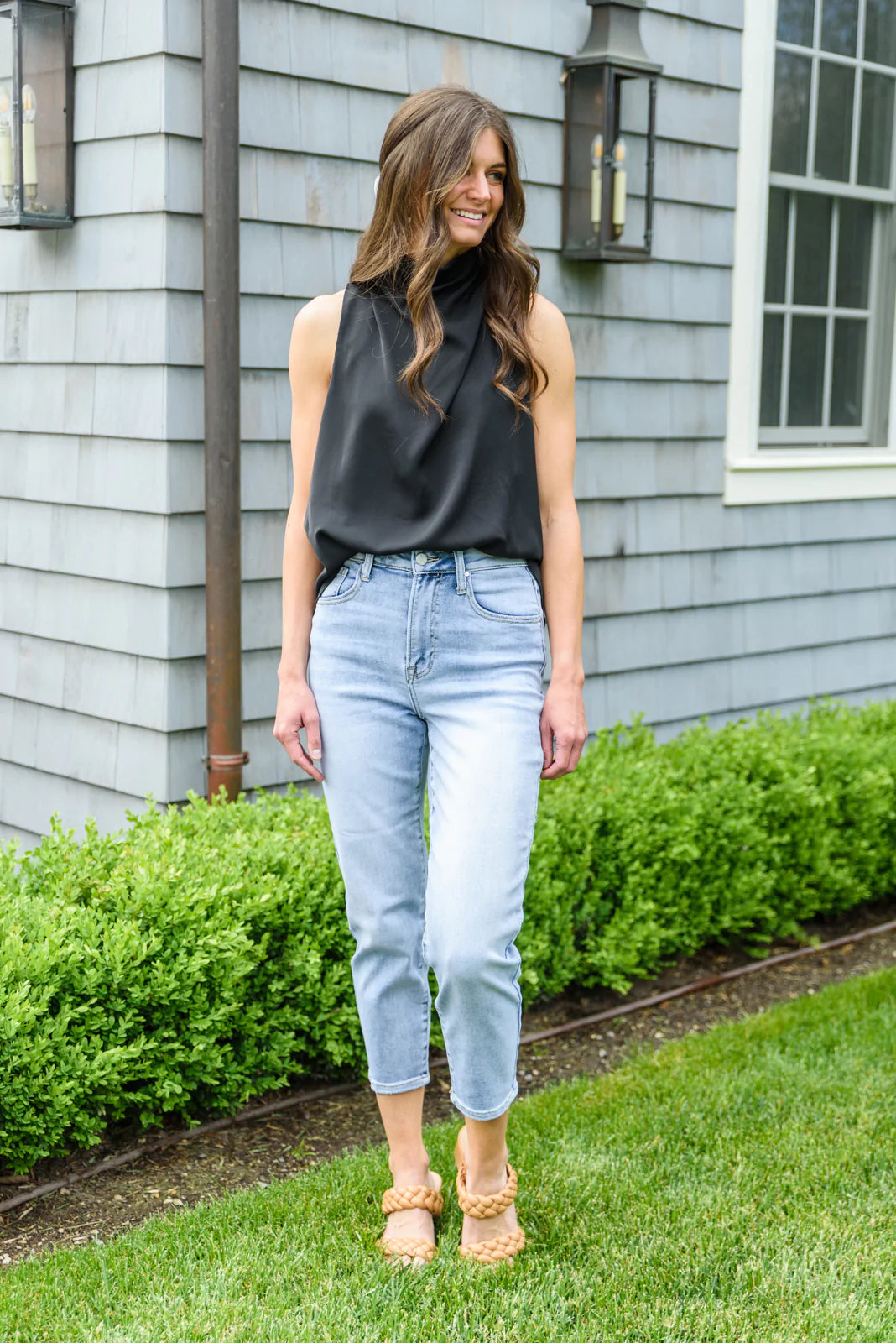 RISEN A-Game Mom Fit Jeans