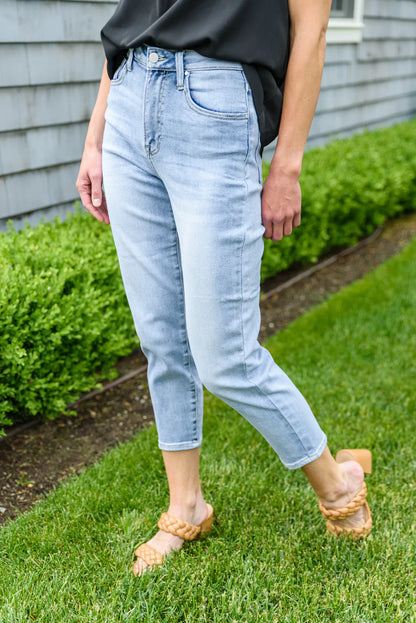 RISEN A-Game Mom Fit Jeans