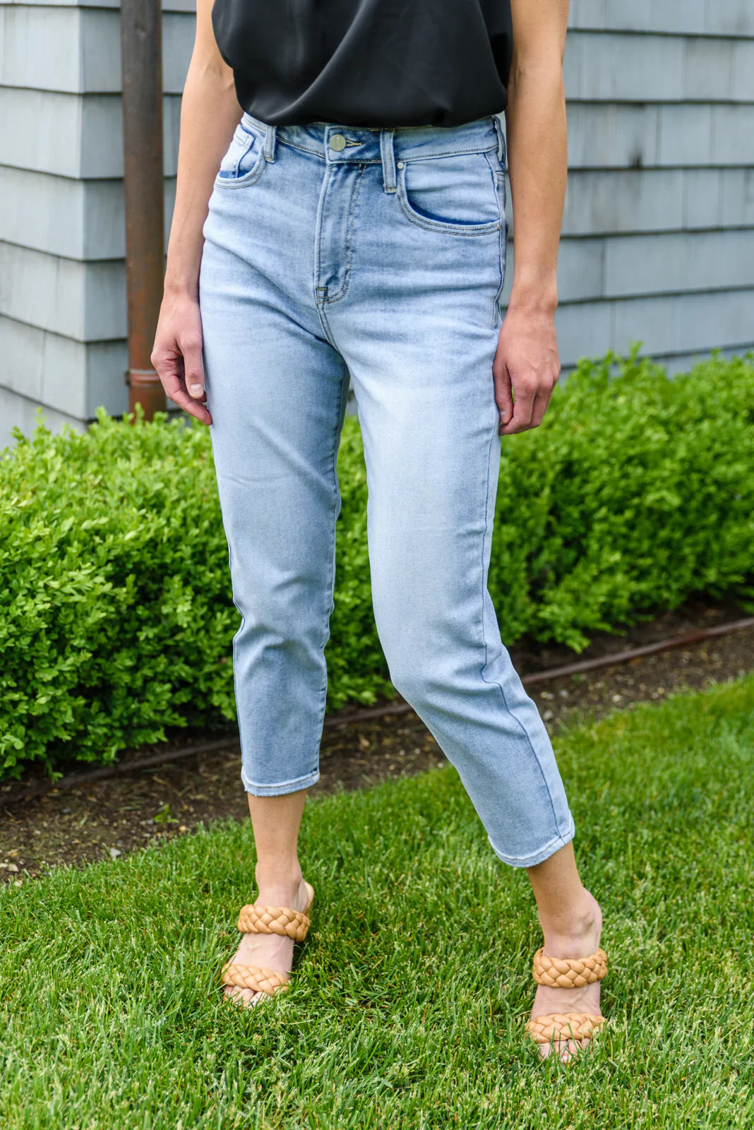 RISEN A-Game Mom Fit Jeans