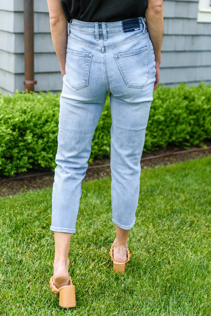 RISEN A-Game Mom Fit Jeans