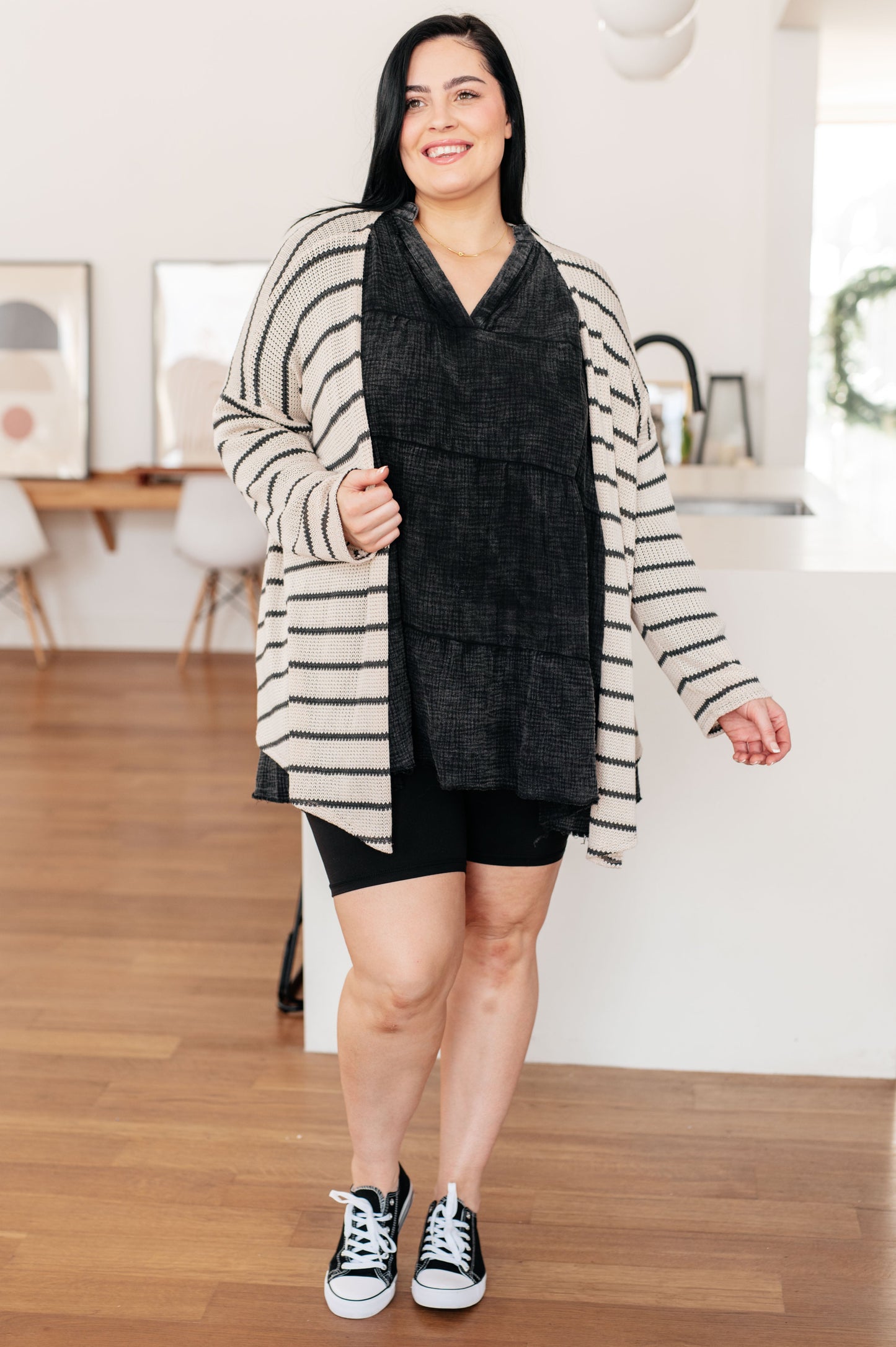 Weekend Adventure Striped Cardigan