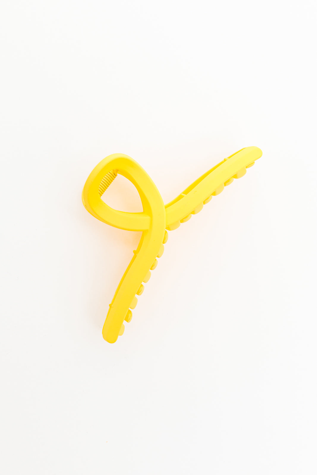 Lemon Yellow Hair Claw Clips, 4-Pack