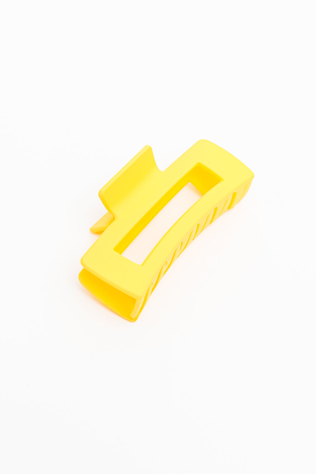 Lemon Yellow Hair Claw Clips, 4-Pack