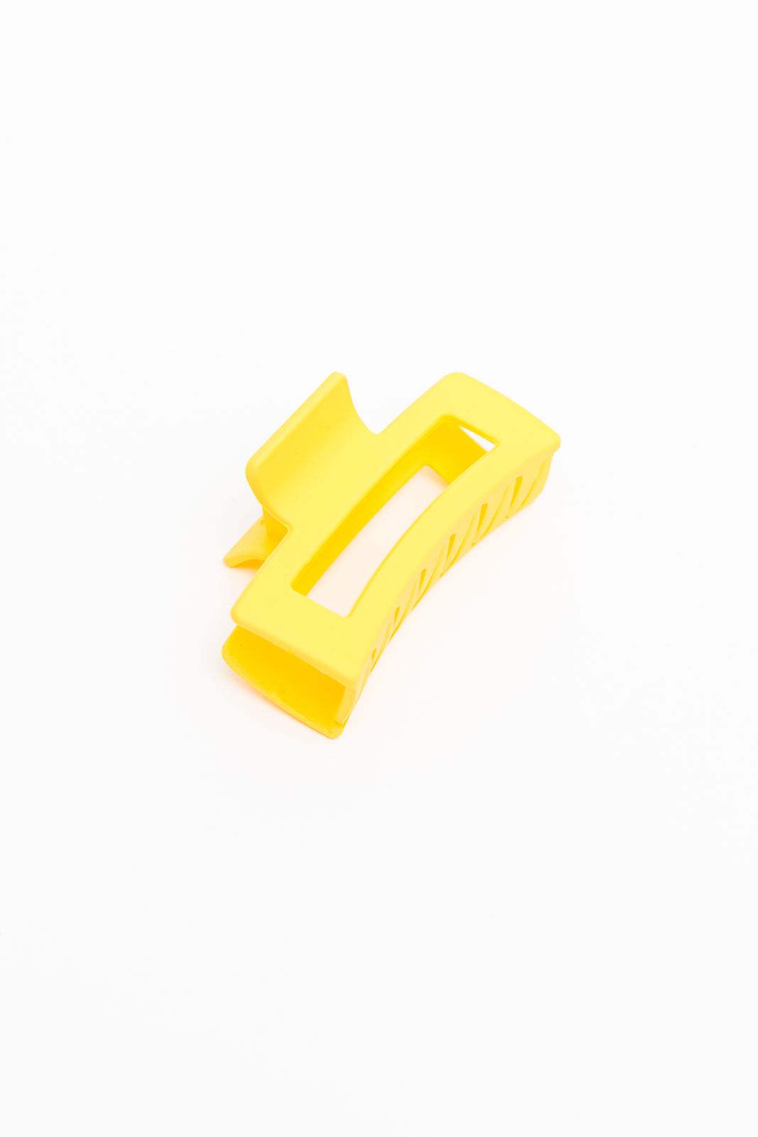 Lemon Yellow Hair Claw Clips, 4-Pack