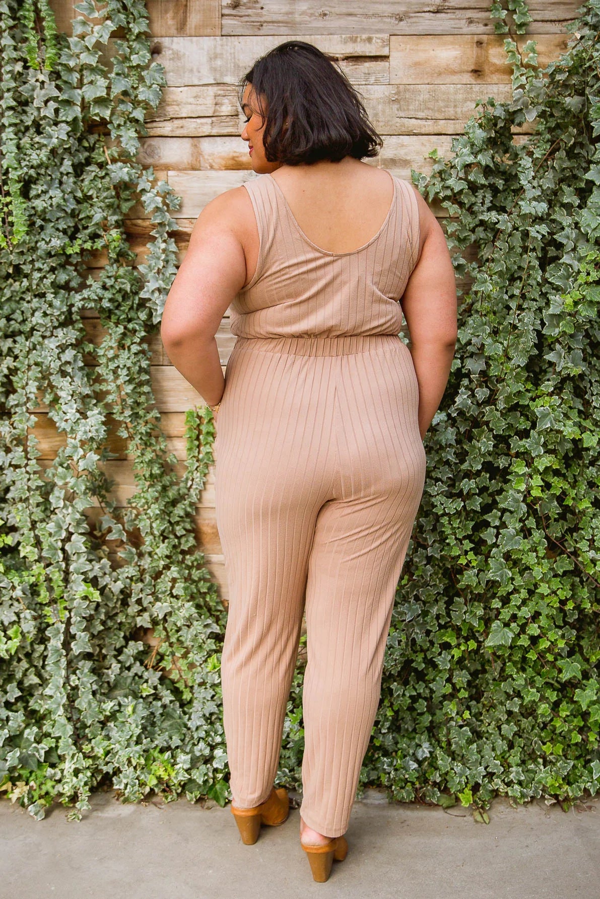 Cruiser Knit Jumpsuit, Tan