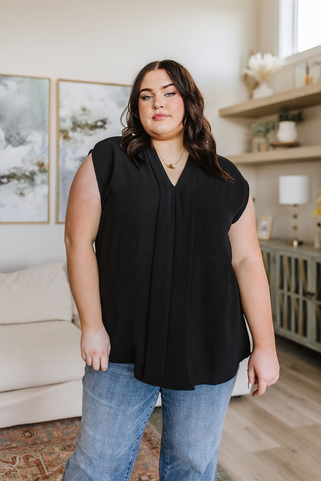 Elevate Everyday Blouse, Black