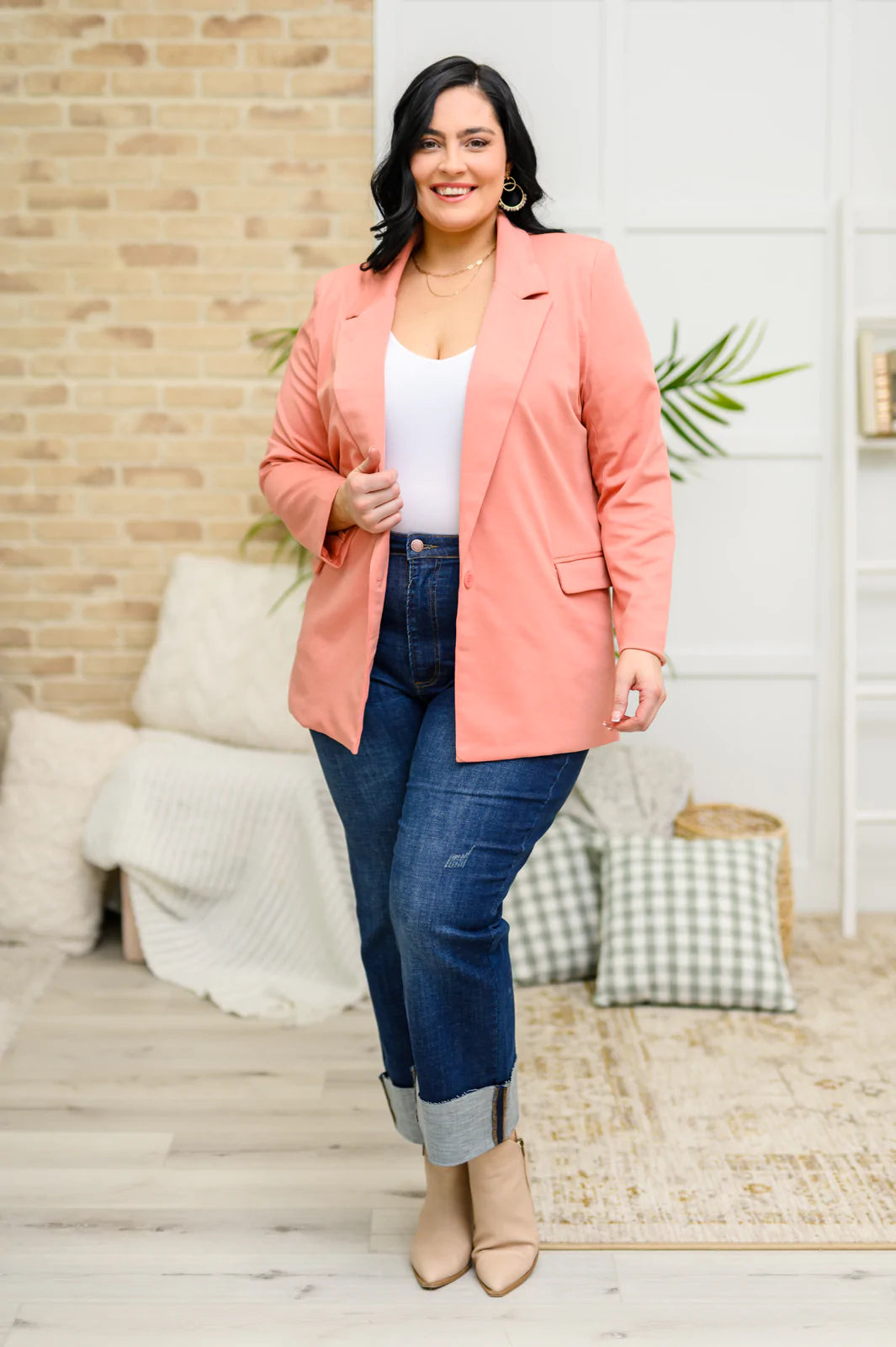 Lucky In Love Mauve Blazer