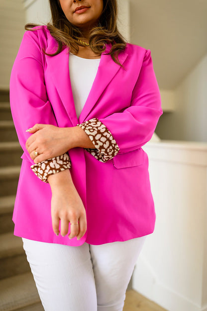 Every Day Chic Hot Pink Blazer