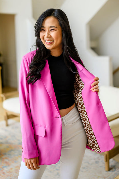 Every Day Chic Hot Pink Blazer