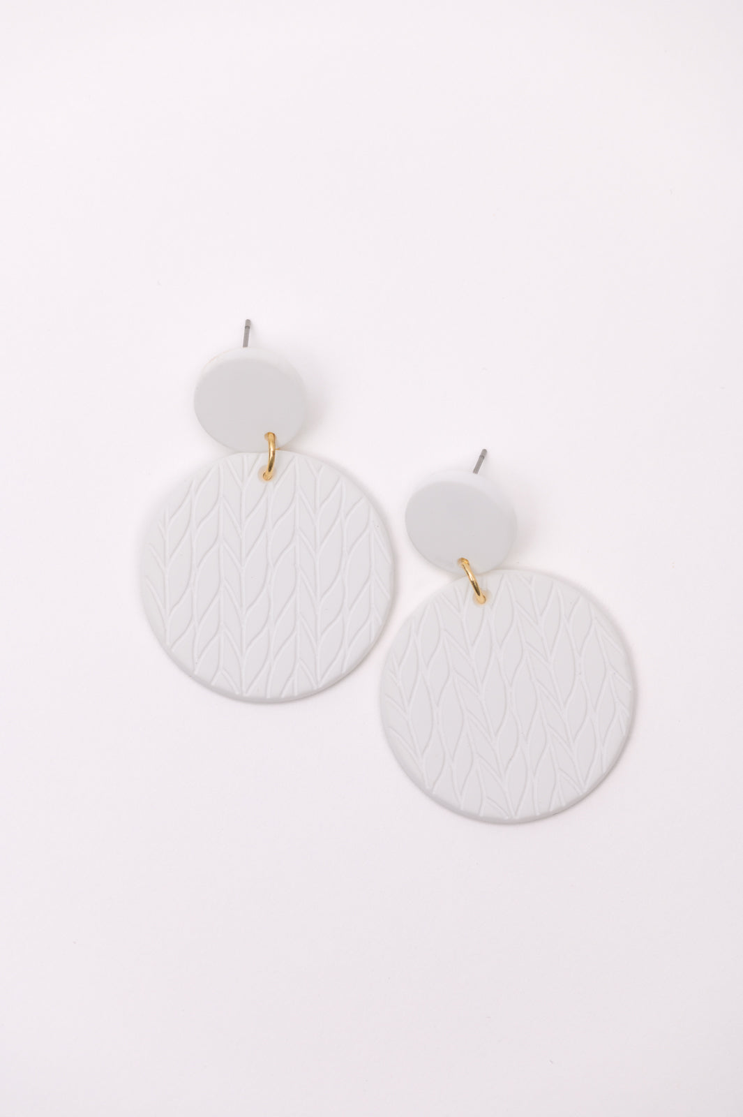 Falling Petals Earrings, Cream