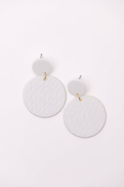 Falling Petals Earrings, Cream