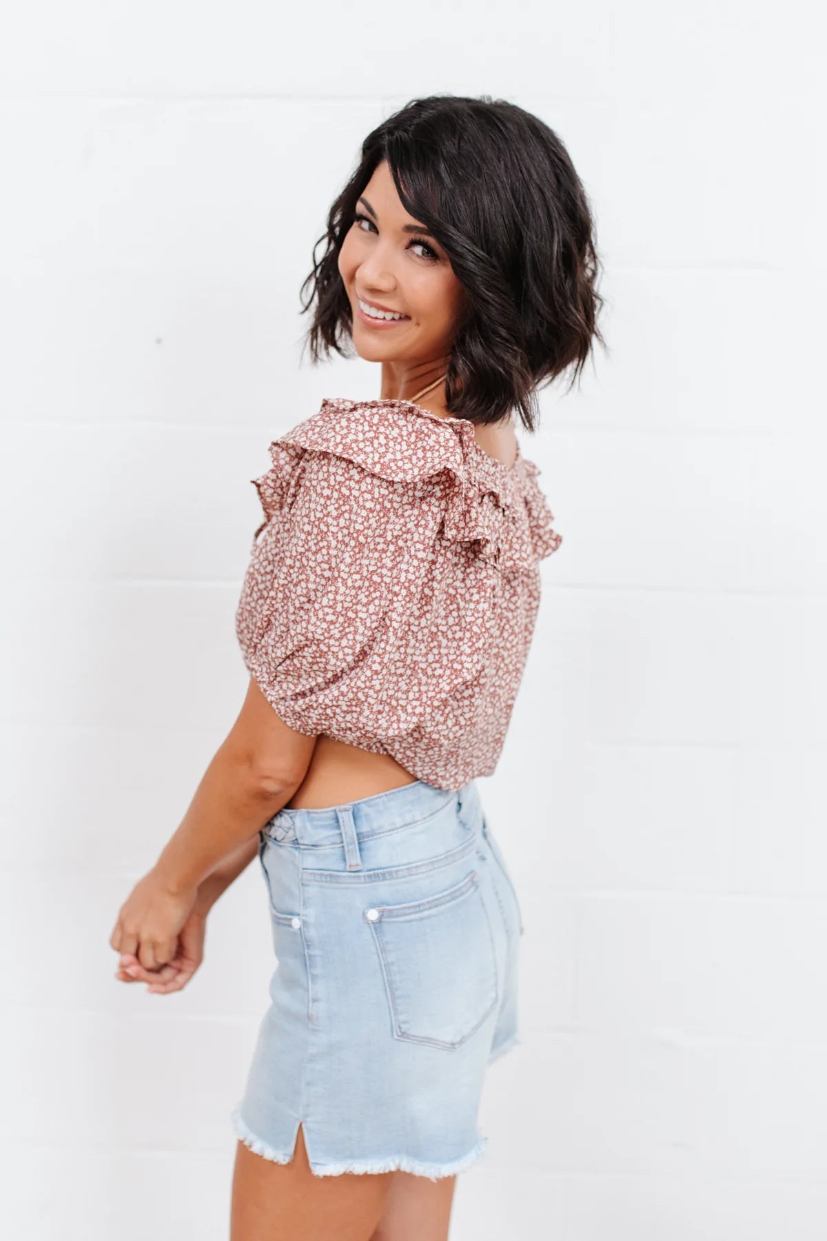 Golden Hour Crop Top, Rose