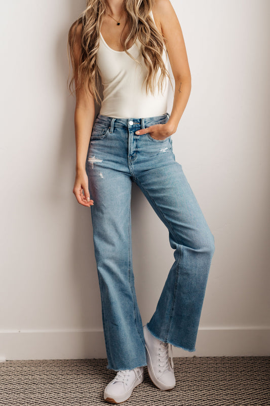 MICA Hope High Rise Wide Leg Jeans