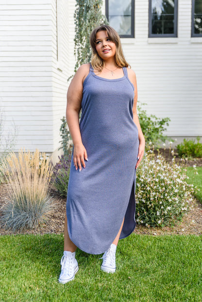 Knowing You Ribbed Maxi Dress