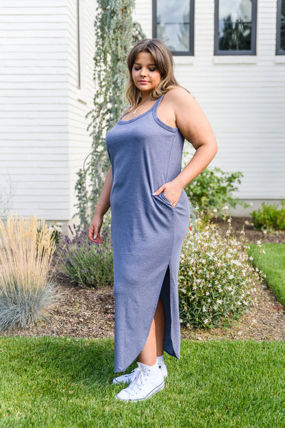 Knowing You Ribbed Maxi Dress