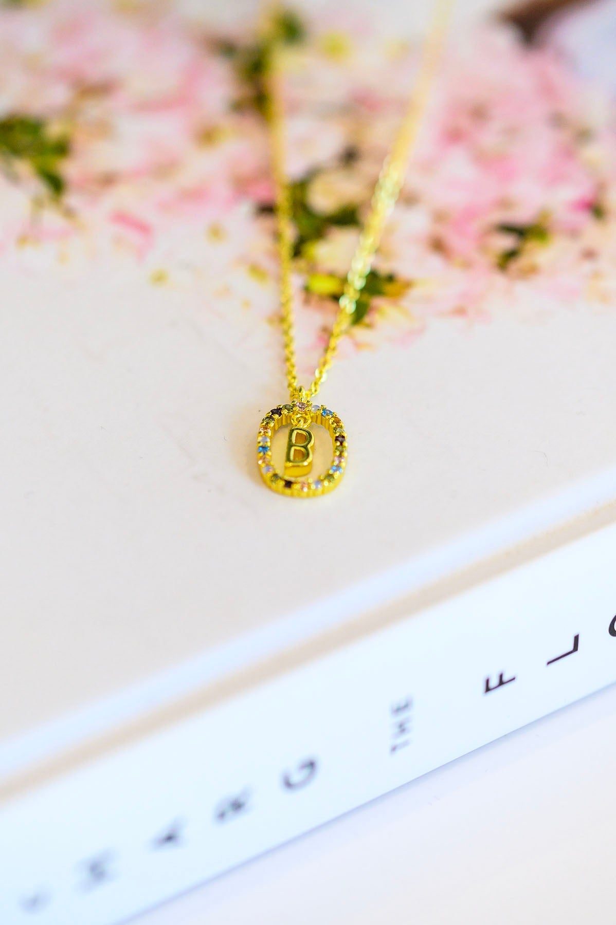 Mi Amor 18K Gold-Dipped Initial Necklace