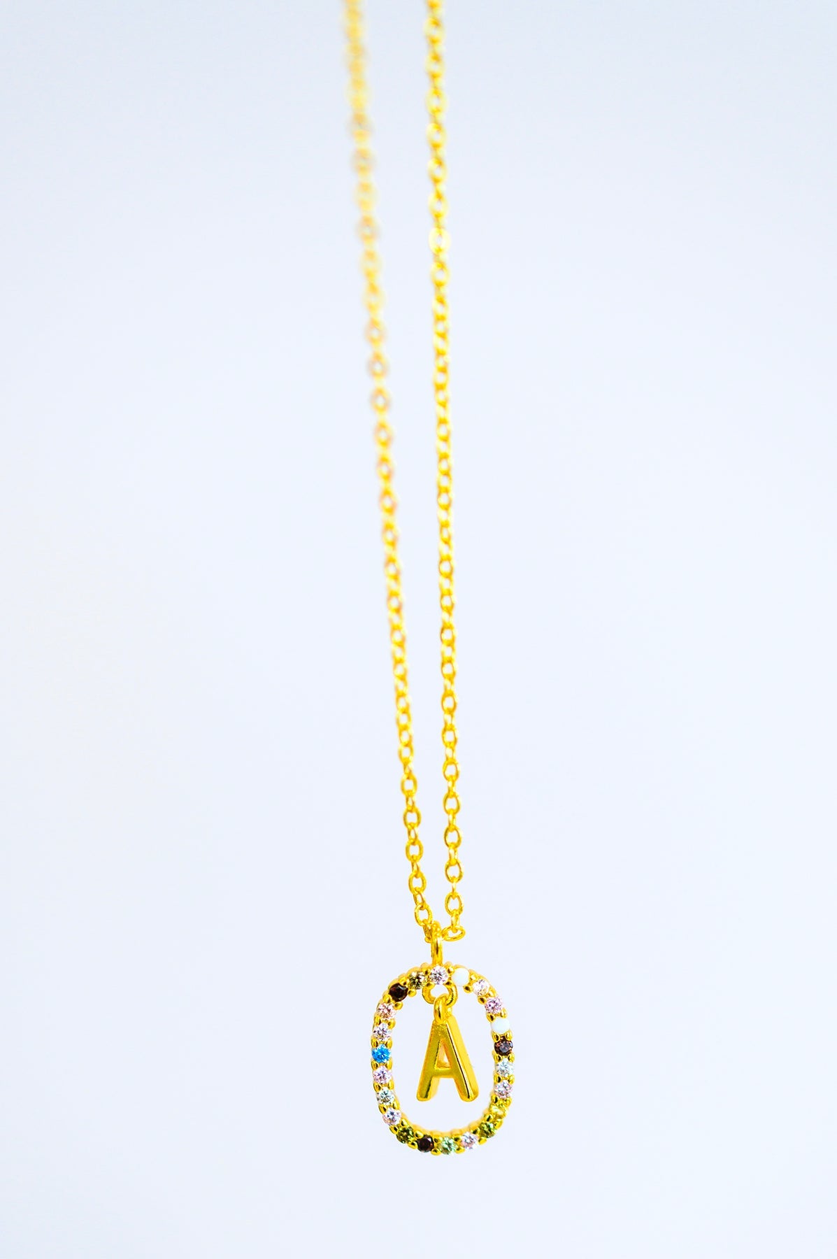 Mi Amor 18K Gold-Dipped Initial Necklace