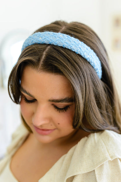 Natural Beauty Headband Pack of 3, Blue