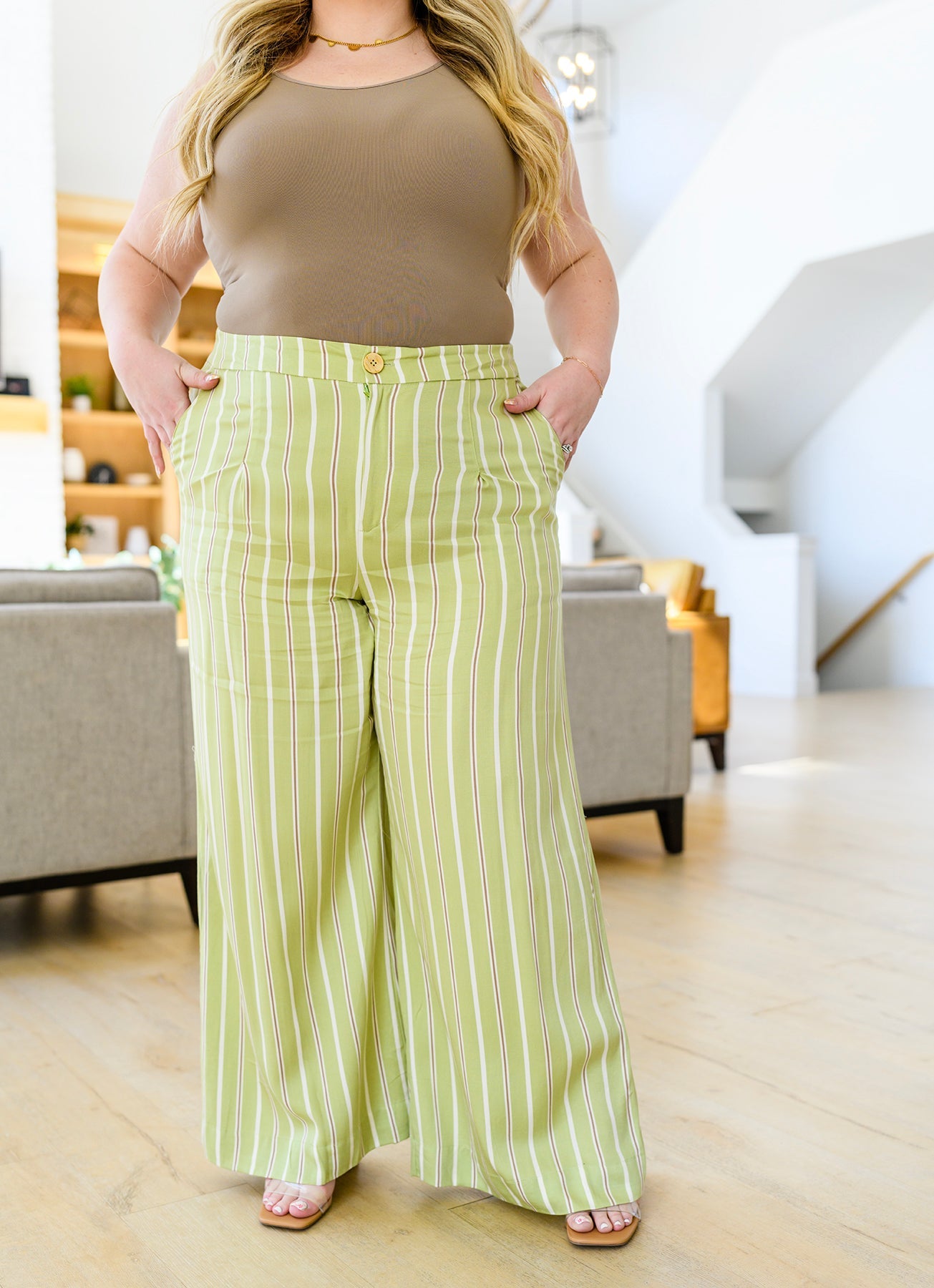 Never Underrated Striped Wide Leg Pants