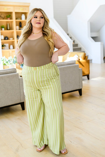 Never Underrated Striped Wide Leg Pants