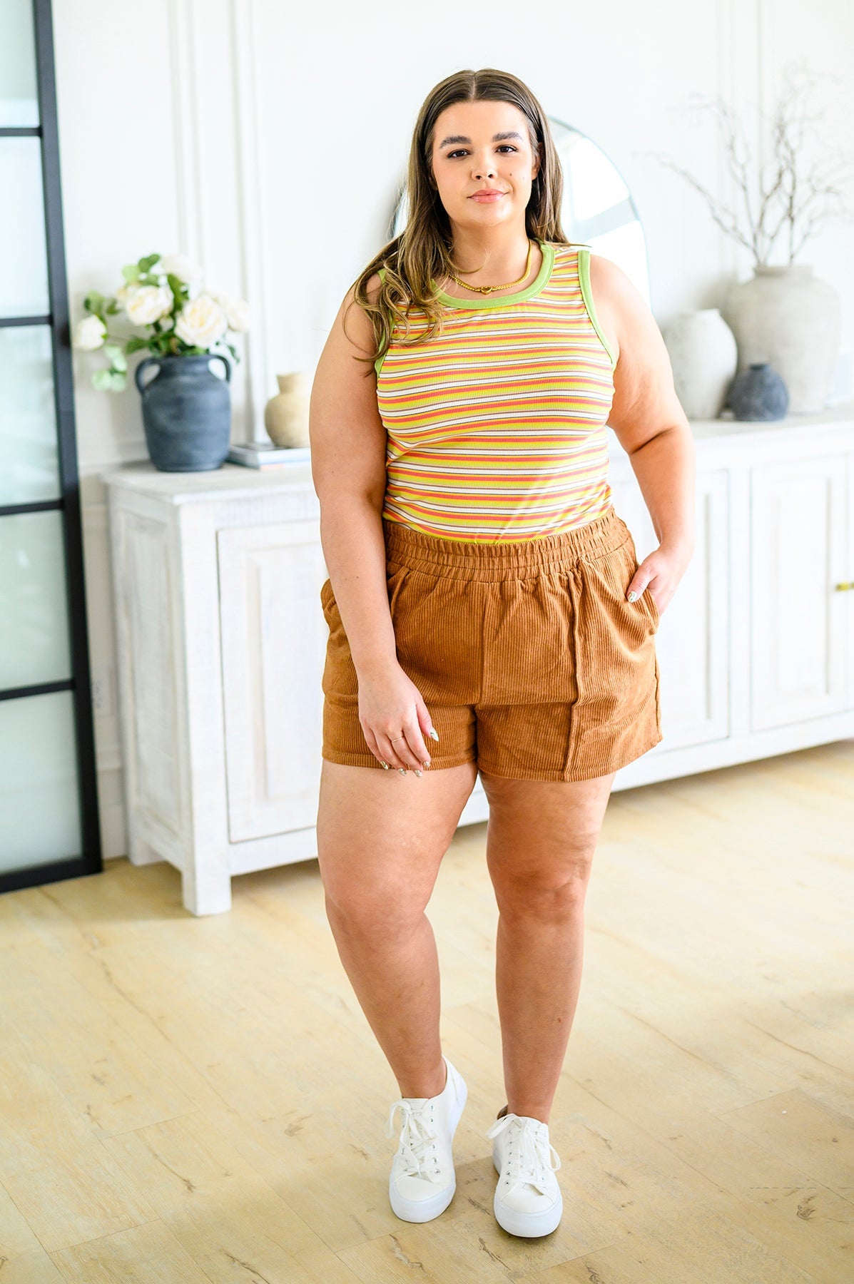 Now and Forever Striped Tank Top