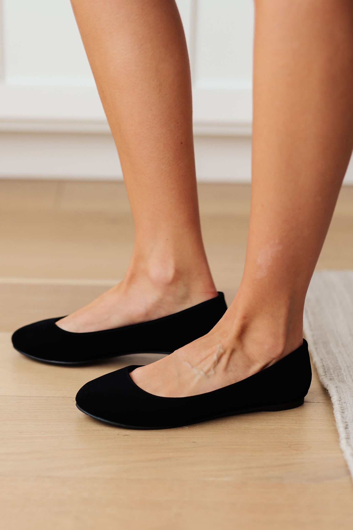 Soda On Your Toes Ballet Flats, Black