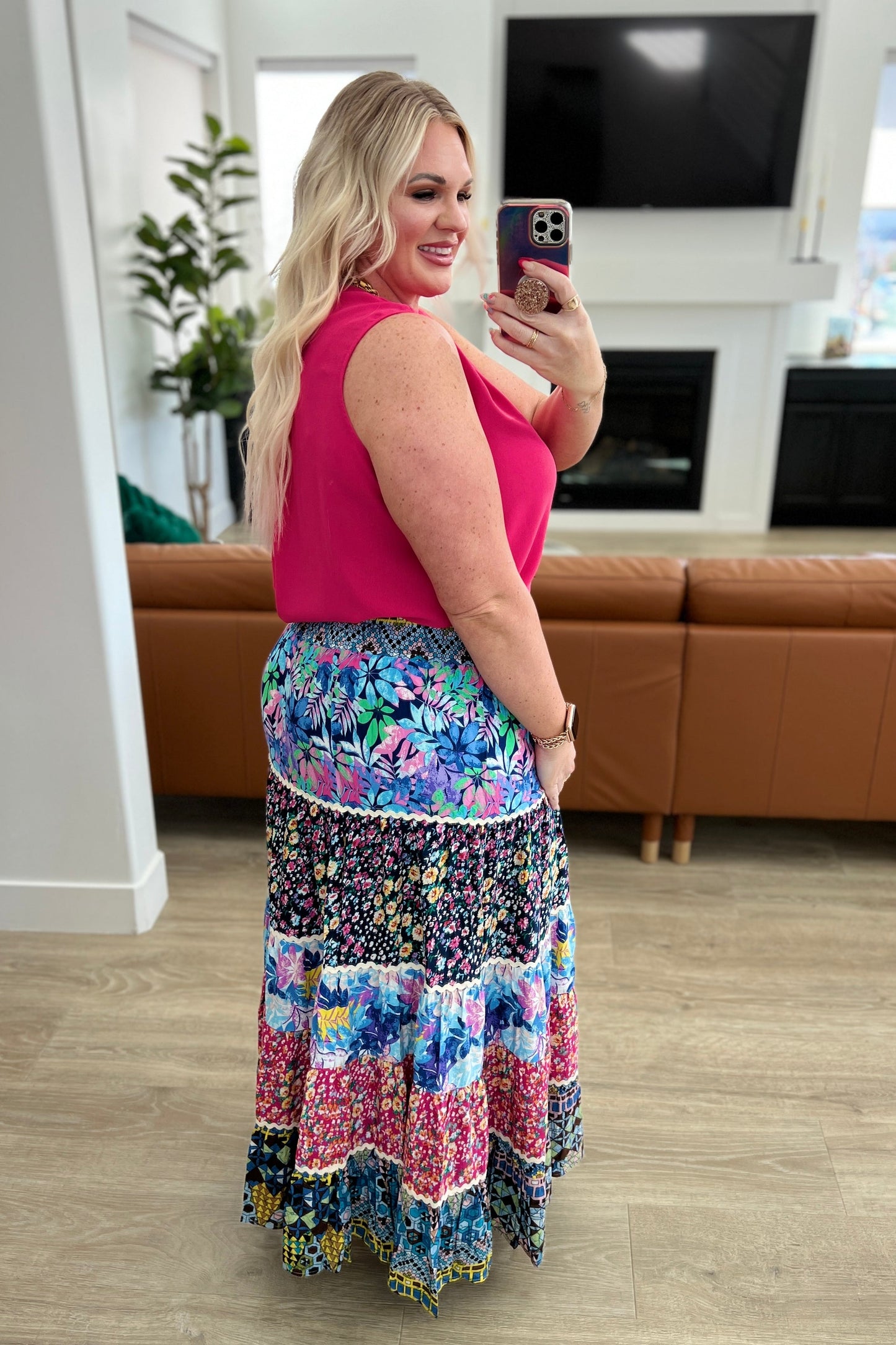 Everlasting Friend Tiered Maxi Skirt