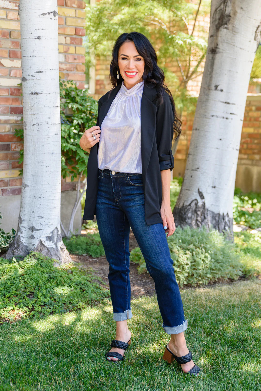 Photo Opt Sleeveless Blouse, Champagne