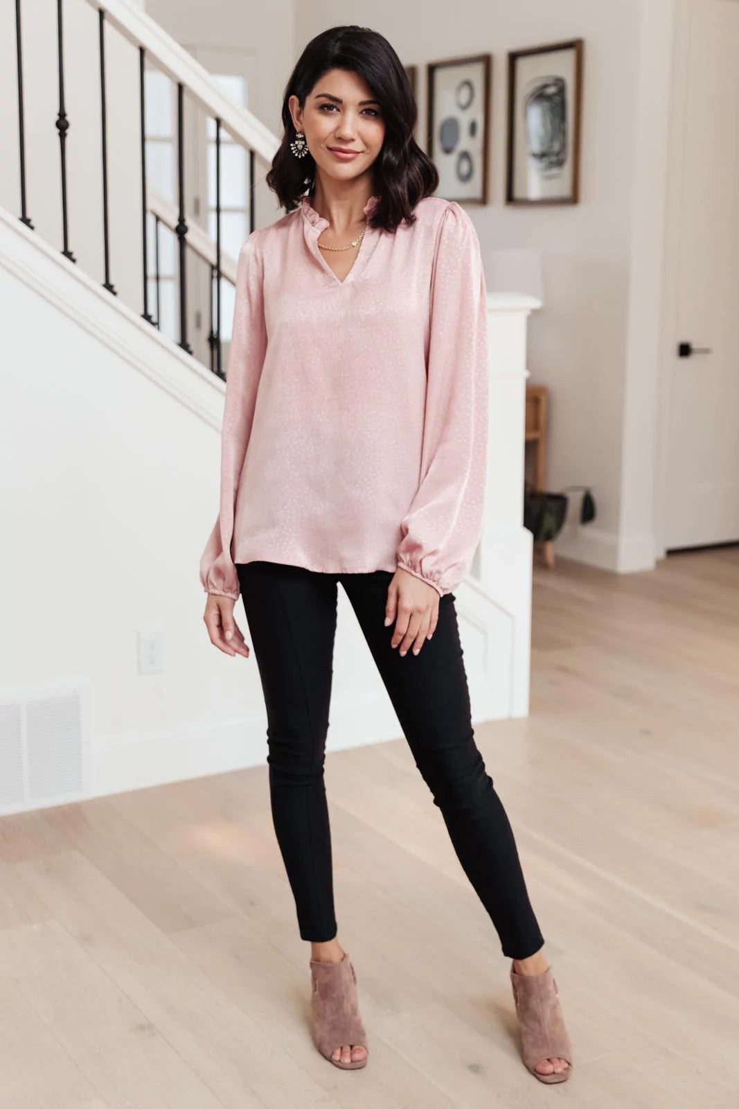 Pink Princess Long Sleeve Blouse