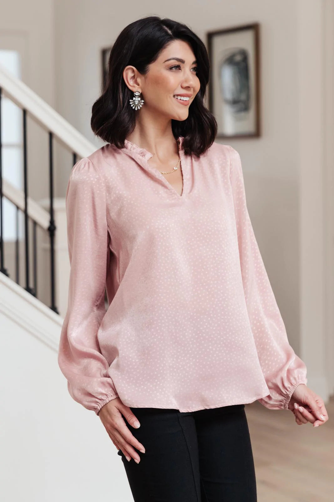 Pink Princess Long Sleeve Blouse