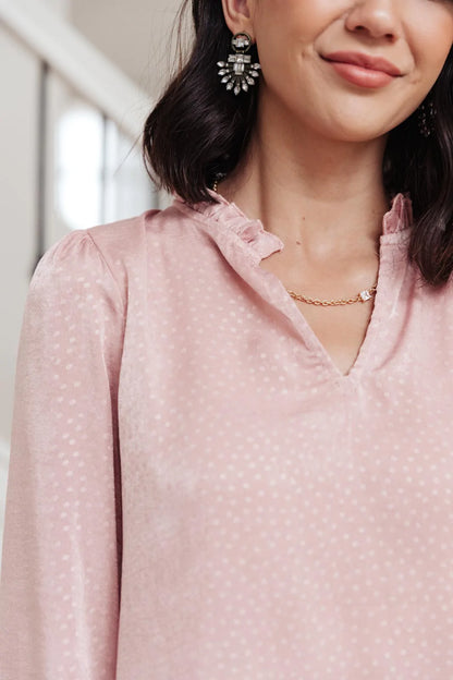 Pink Princess Long Sleeve Blouse