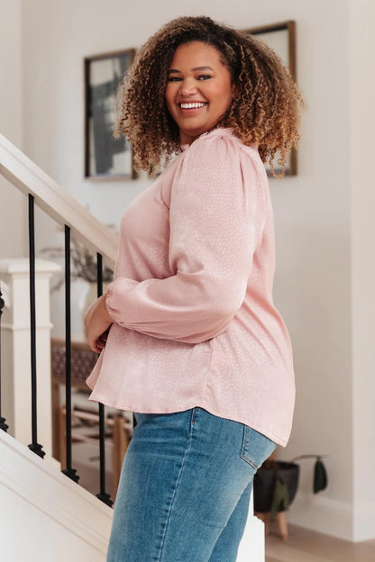 Pink Princess Long Sleeve Blouse