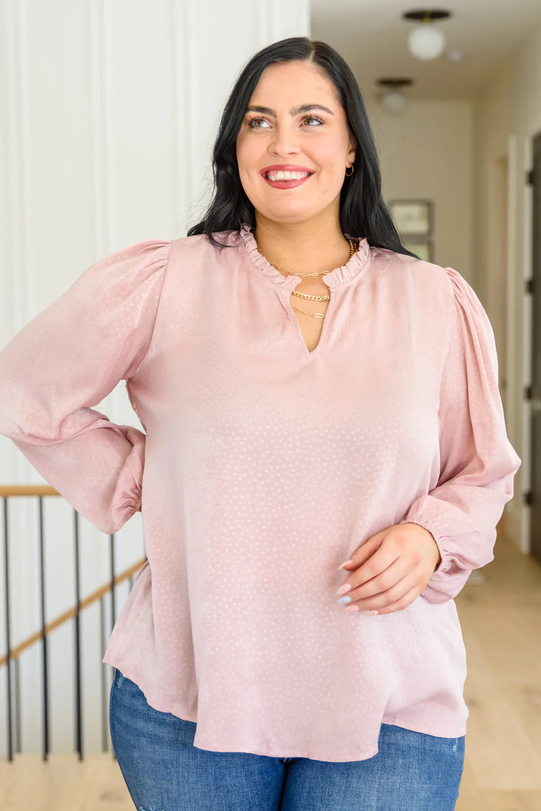 Pink Princess Long Sleeve Blouse