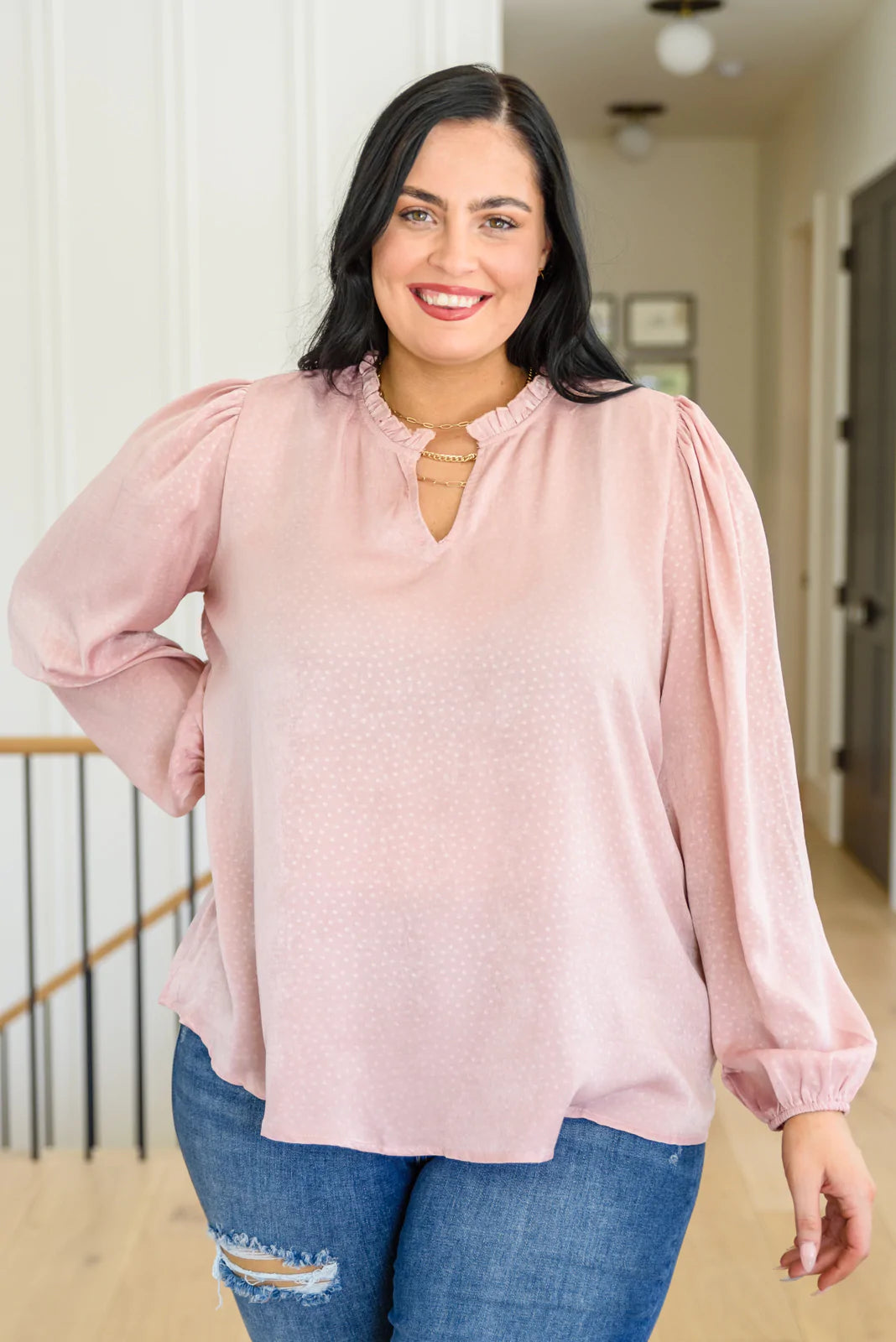 Pink Princess Long Sleeve Blouse