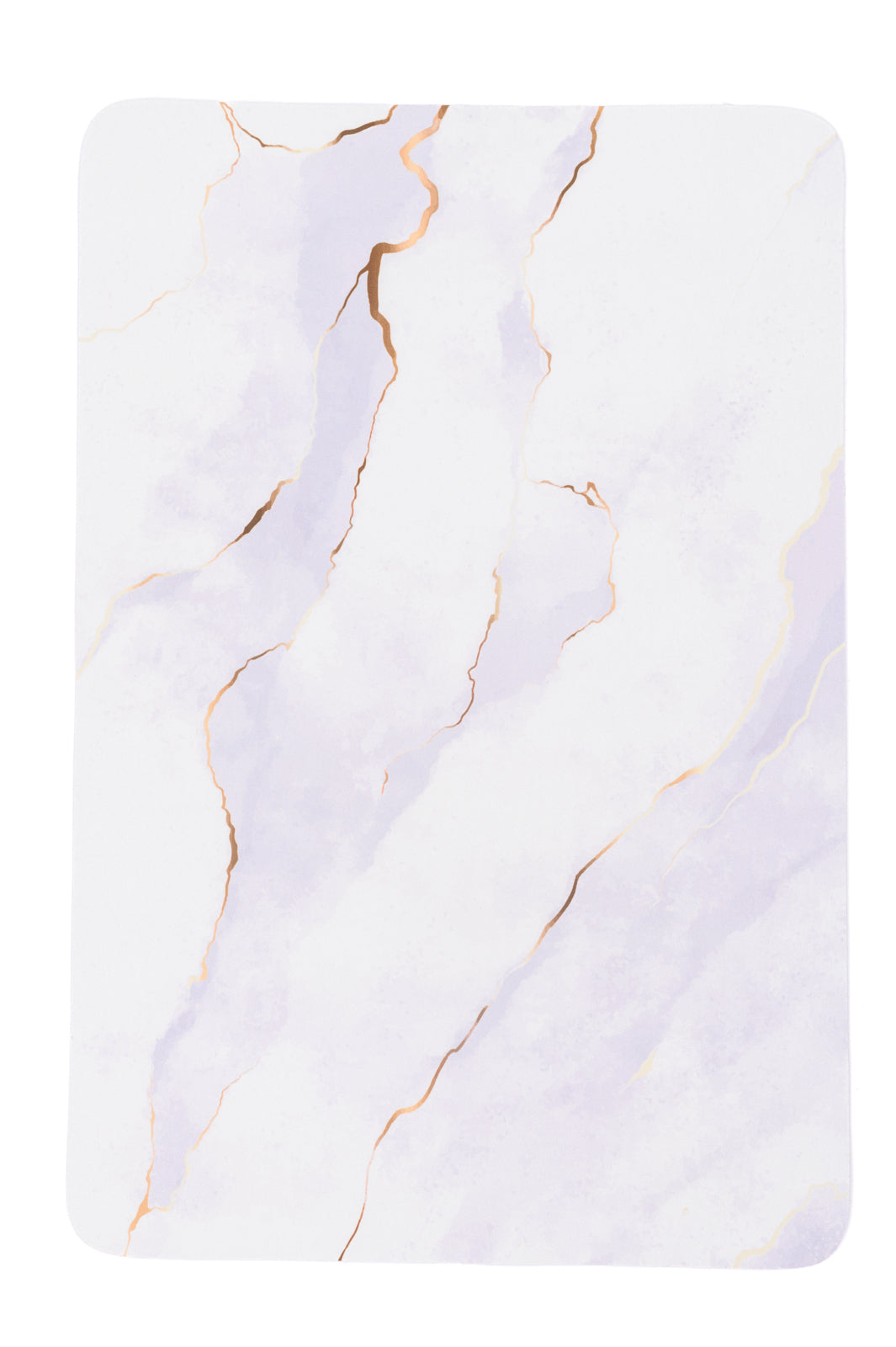 Luxury Oversized Desk Pad, White Marble