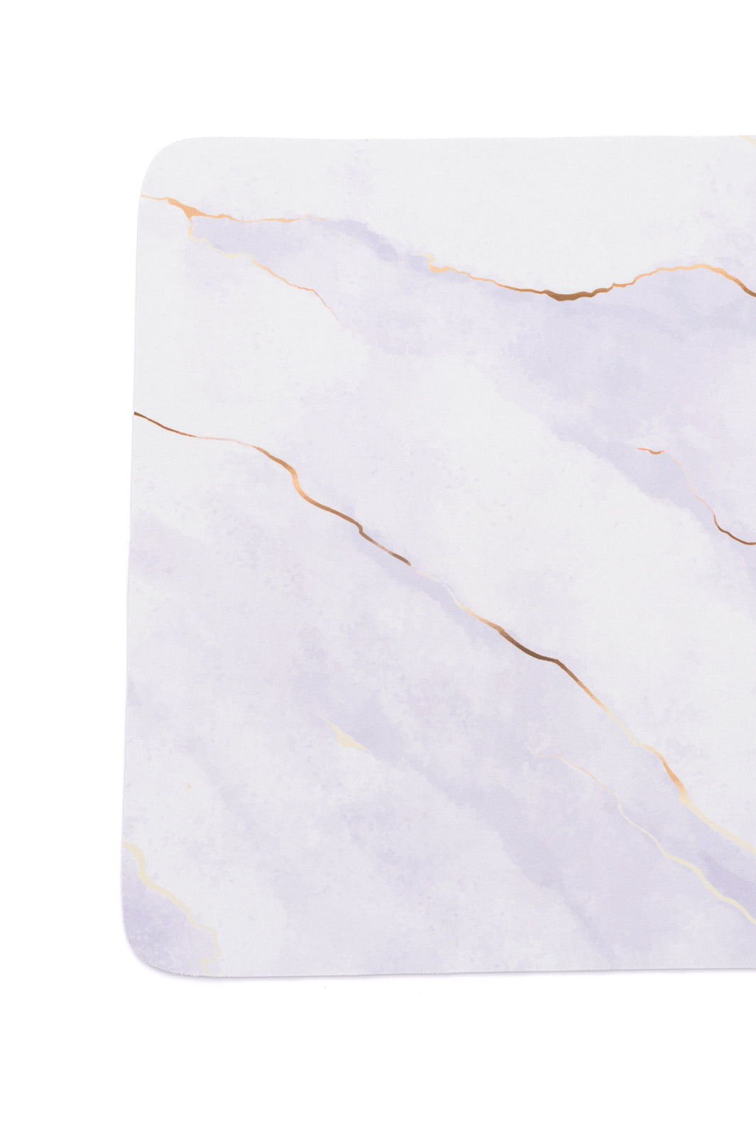 Luxury Oversized Desk Pad, White Marble