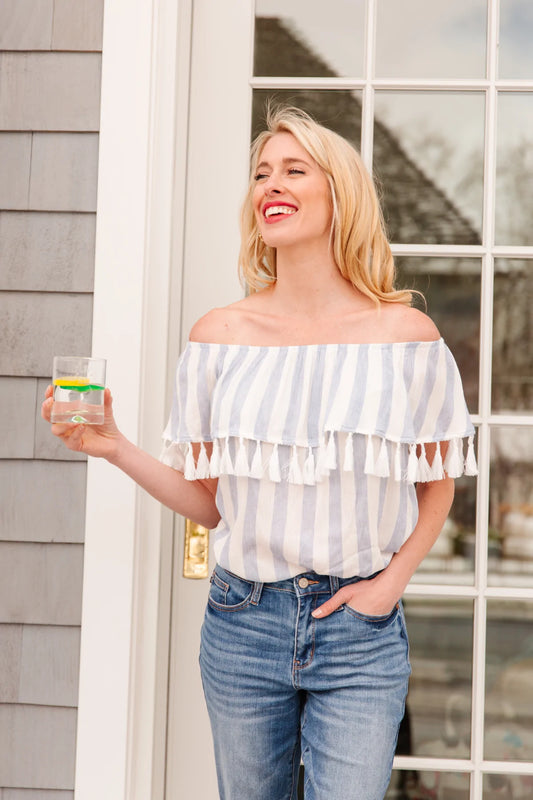 Set Yourself Free Off The Shoulder Top