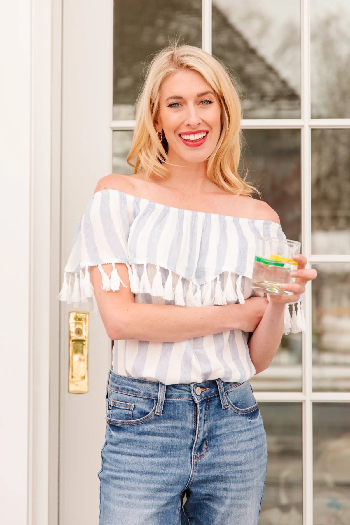 Set Yourself Free Off The Shoulder Top