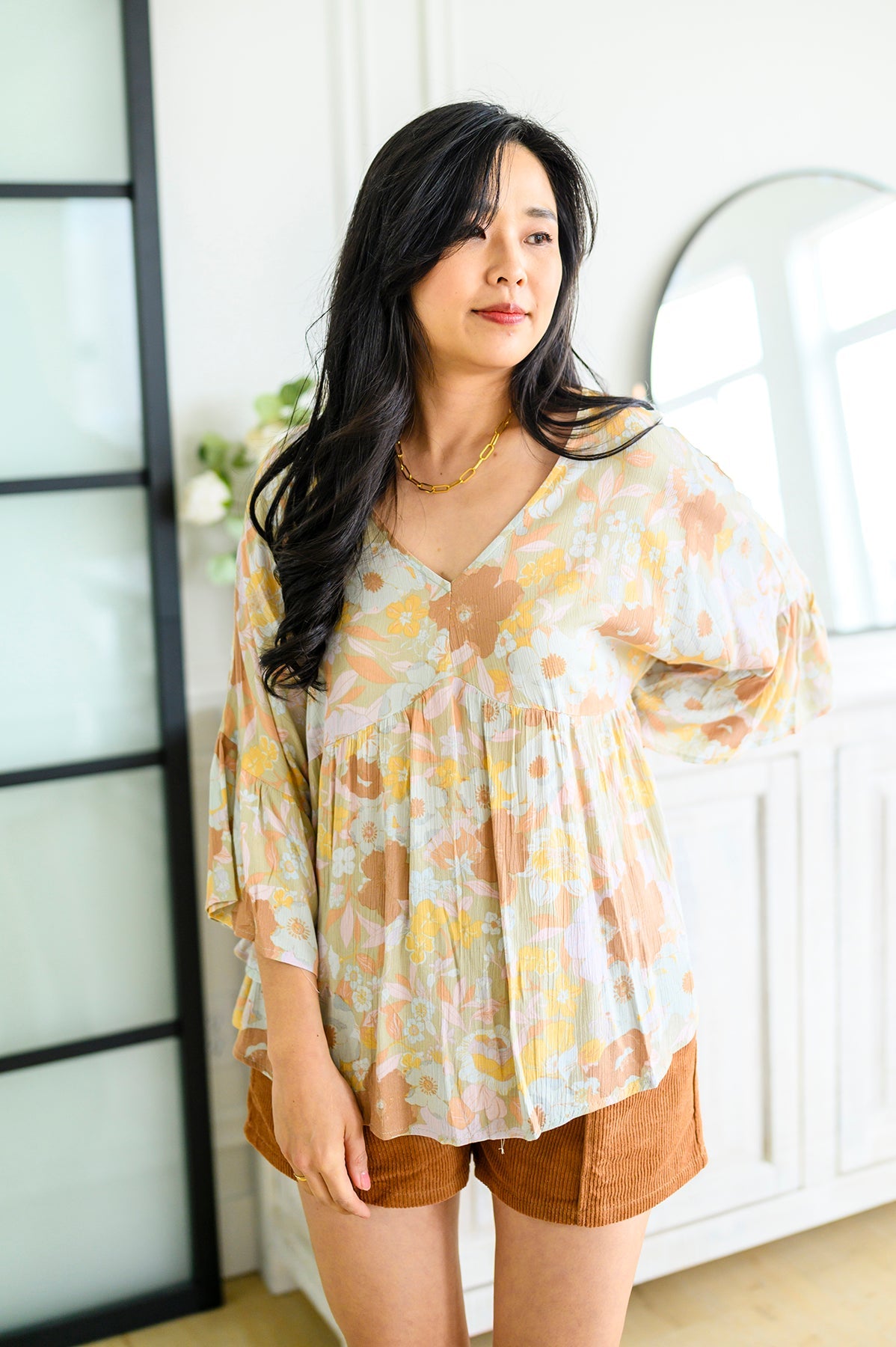 Singled Out Boho Floral Blouse