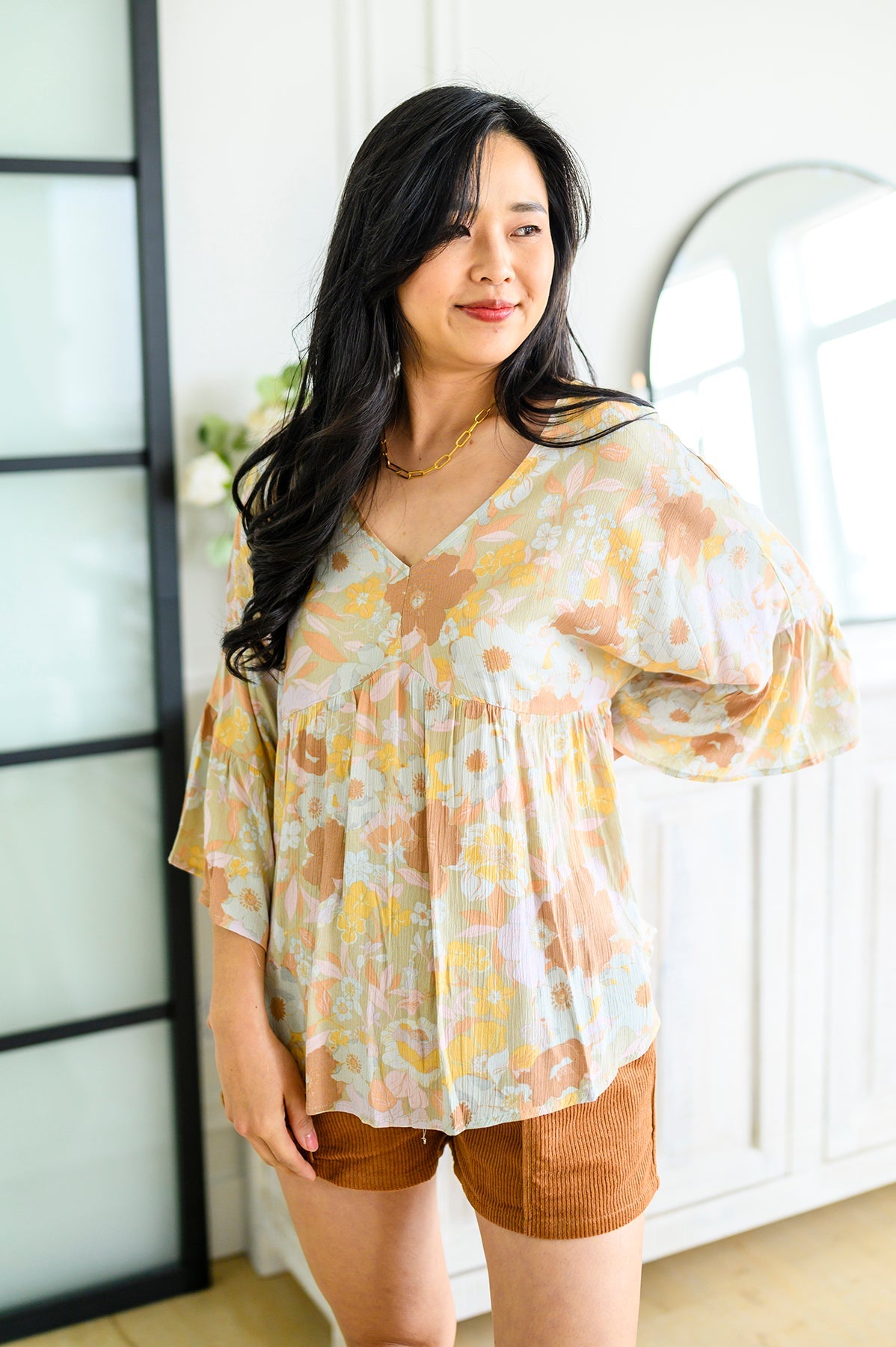 Singled Out Boho Floral Blouse