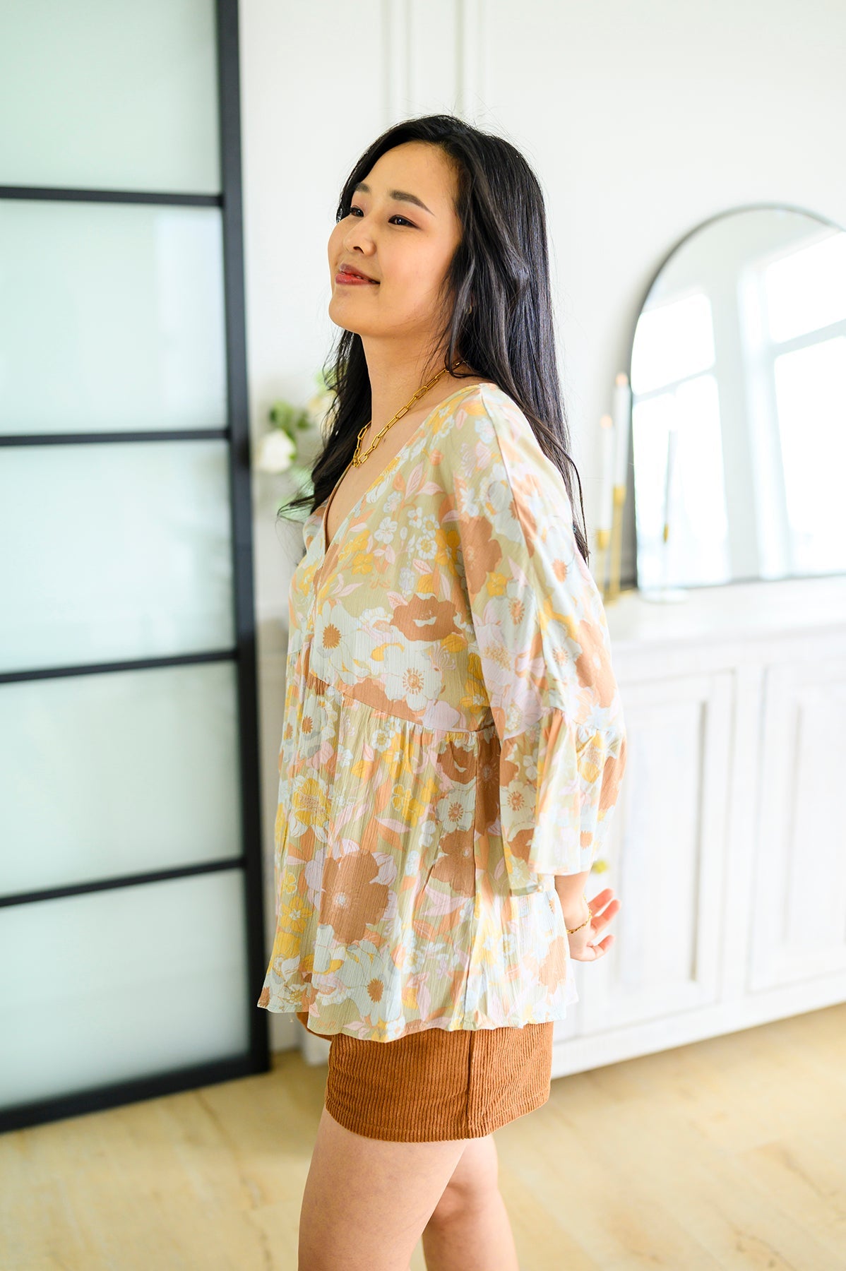 Singled Out Boho Floral Blouse