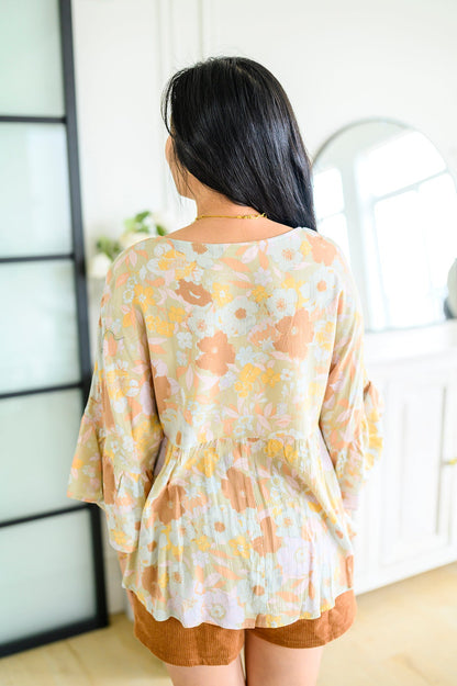 Singled Out Boho Floral Blouse