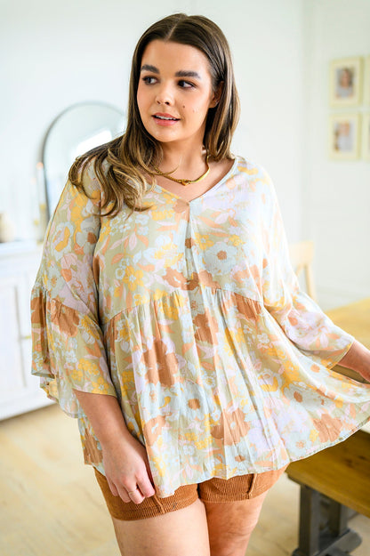 Singled Out Boho Floral Blouse