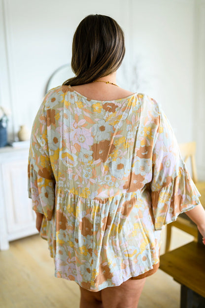 Singled Out Boho Floral Blouse