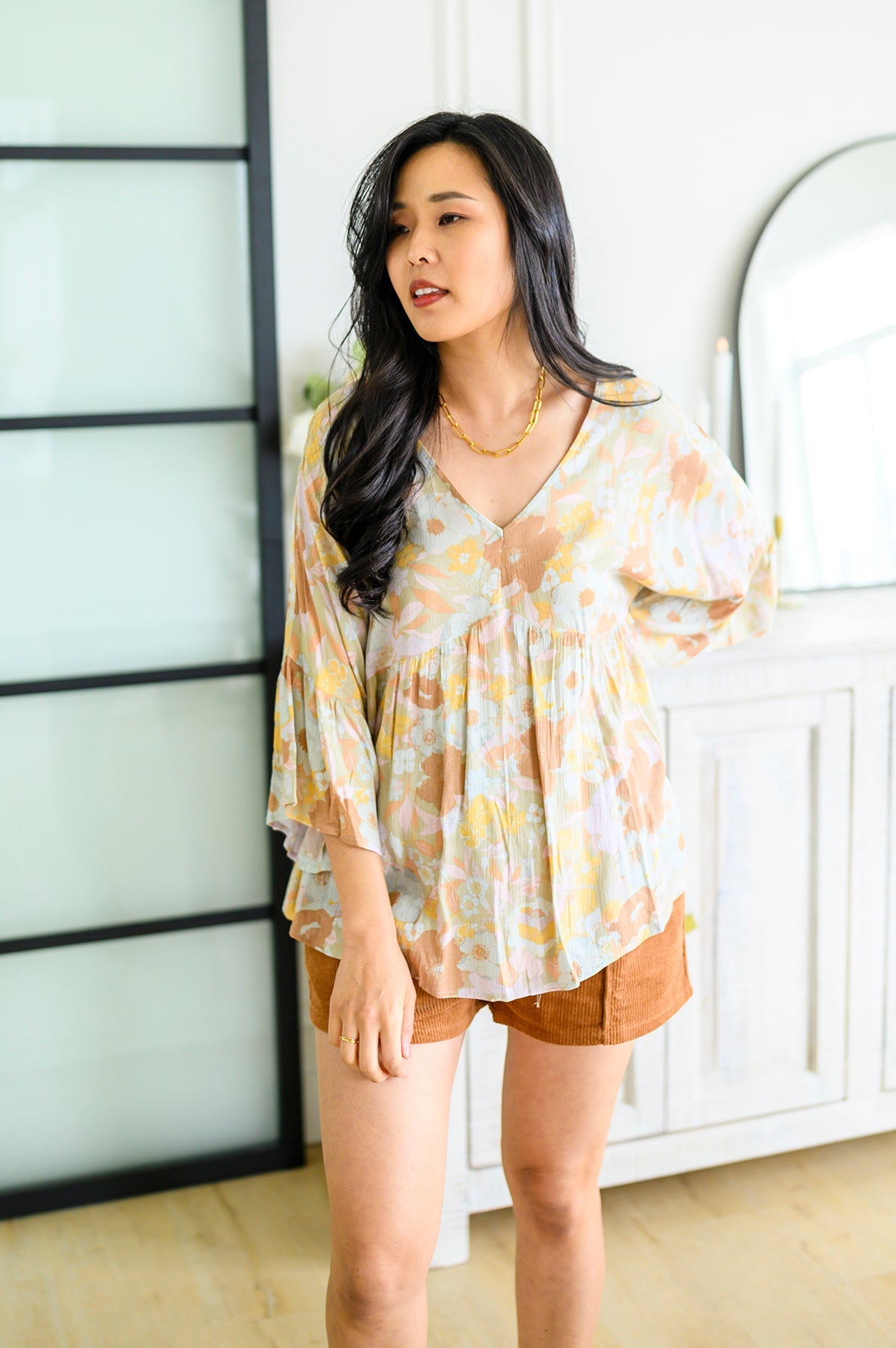 Singled Out Boho Floral Blouse