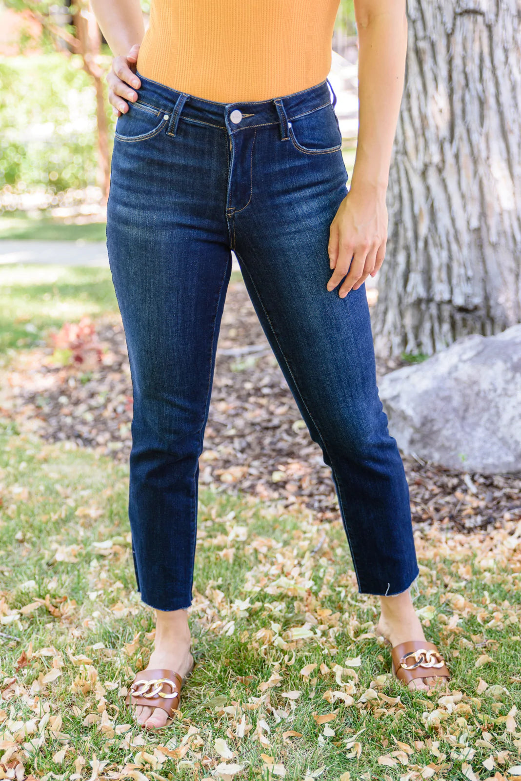 RISEN Sofia Dark Wash Jeans