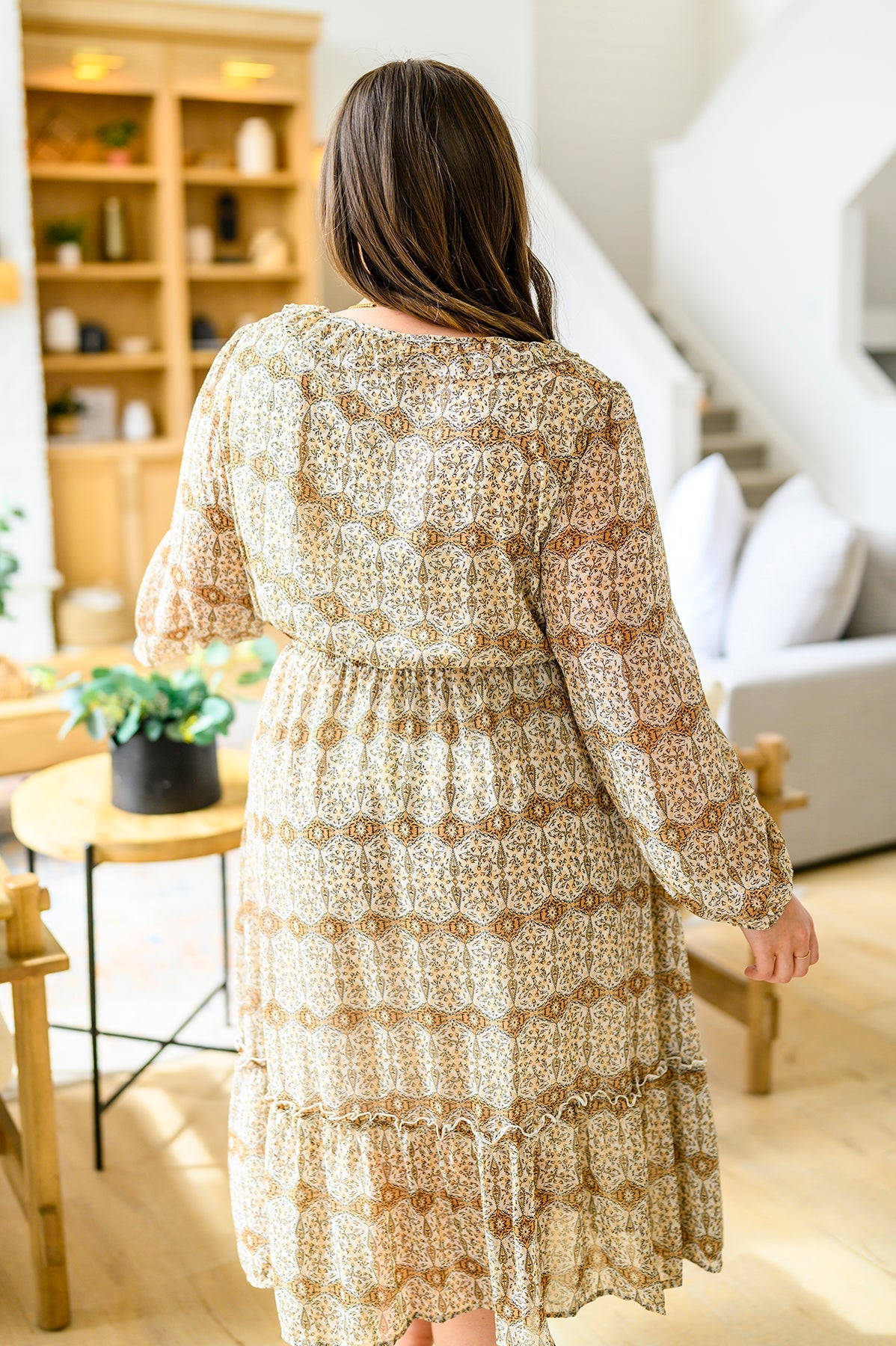 Surreal Years Long Sleeve Maxi Dress